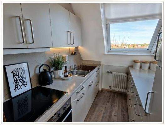 Helle Küche, gut zum Arbeiten