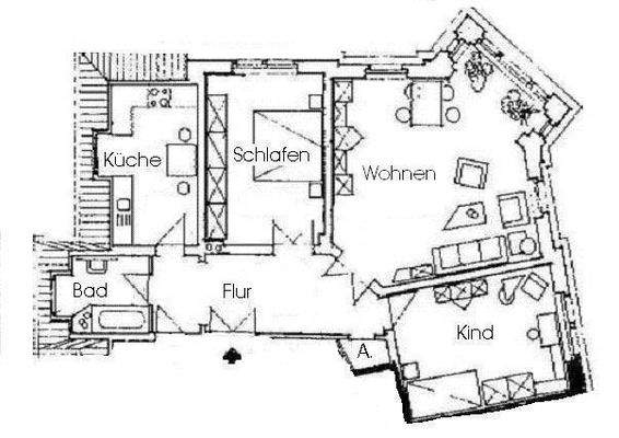 Grundriss-Skizze