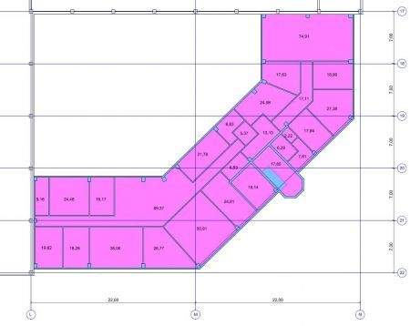 Grundriss Erdgeschoss - Bürohaus