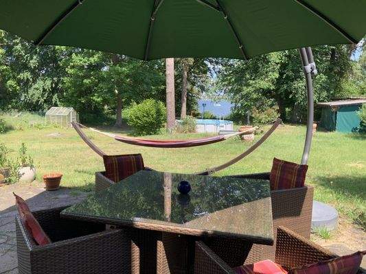 Blick von der Terrasse 