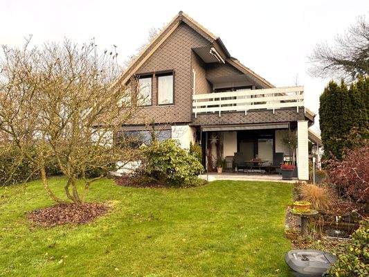 Hausansicht vom Garten