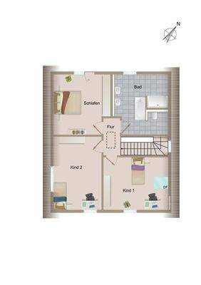 Grundriss Dachgeschoss