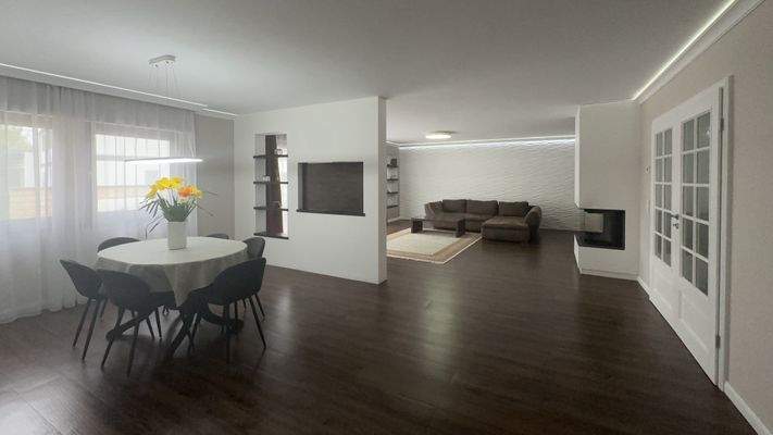 Wohn und Essbereich EG