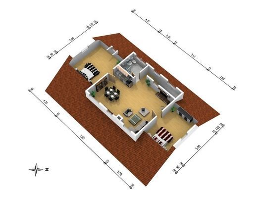 Grundriss Dachgeschoss