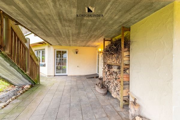 Gartenterrasse zum Arbeitszimmer