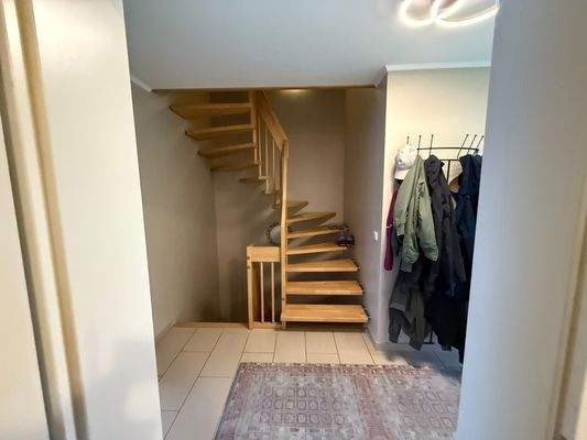 Aufgang ins Obergeschoss