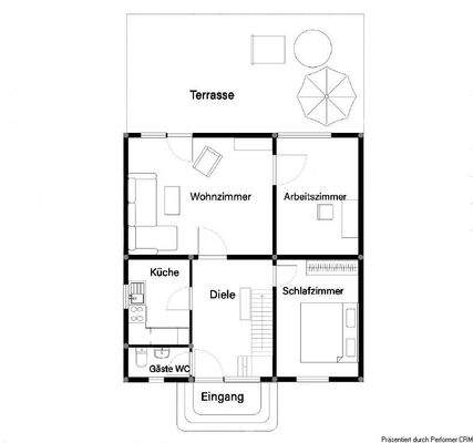 Grundriss Erdgeschoss