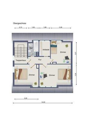 Grundriss Obergeschoss