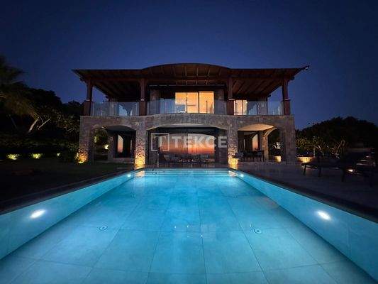 Shell & Core Villa with Marina Views in Bodrum Yalıkavak