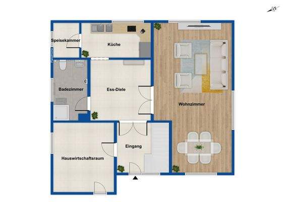 Grundriss Erdgeschoss