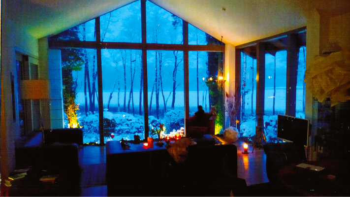 Haus am Werbelinsee innen und Seeblick Winter 3.p