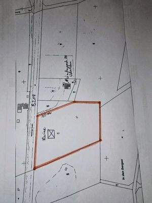 Ausschnitt Liegenschaftskarte