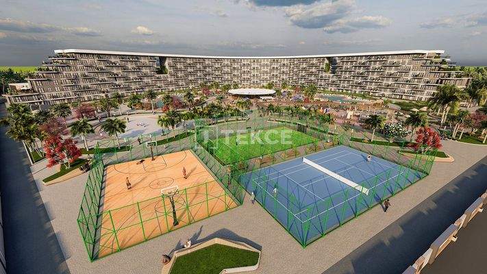 Sea-View Apartments in a Well-Equipped Complex in Antalya Altıntaş