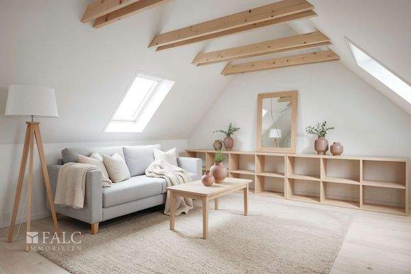 Obergeschoss Zimmer II Bsp. (KI generiert)