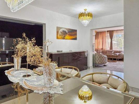 Essbereich zum Wohnzimmer