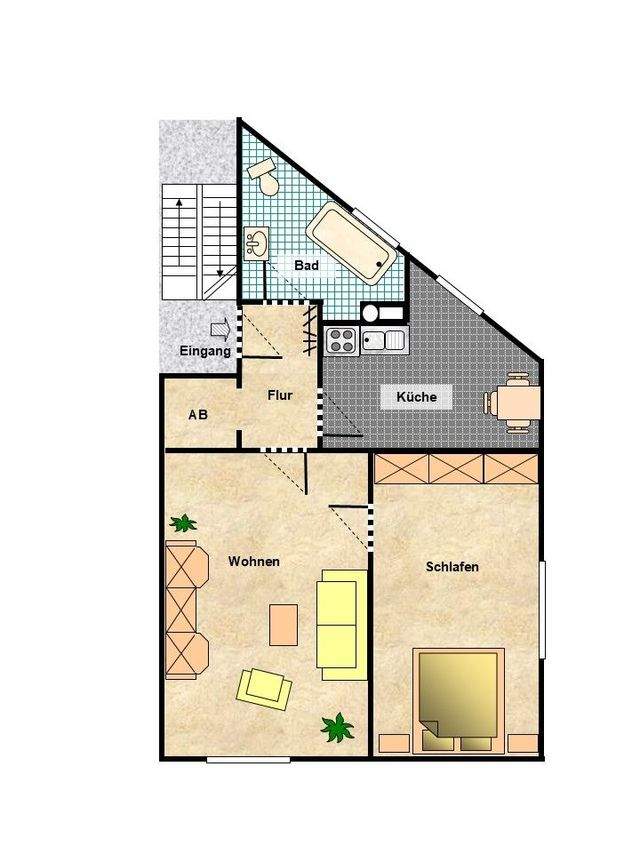Gemütliche 2-Zimmer-Wohnung in TOP-LAGE in Nürnberg-Steinbühl, Peter-Henlein-Str. - Foto 2