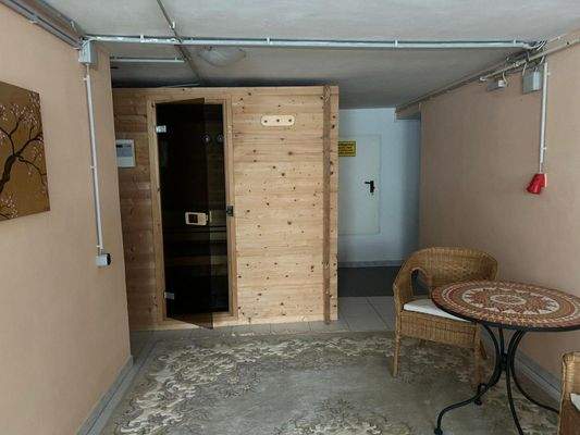 Sauna im Keller