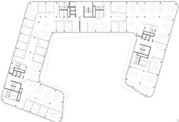 Grundirss Beispiel Regelgeschoss