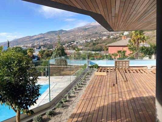 Magische Momente auf der überdachten Terrasse