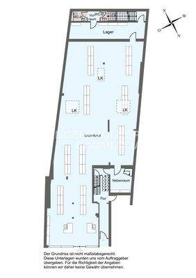 Grundriss Ladenlokal