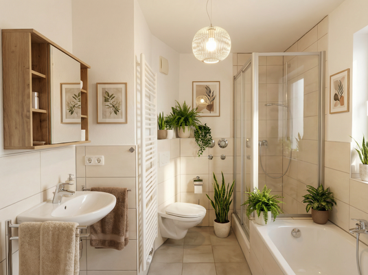 KI generiertes Badezimmer