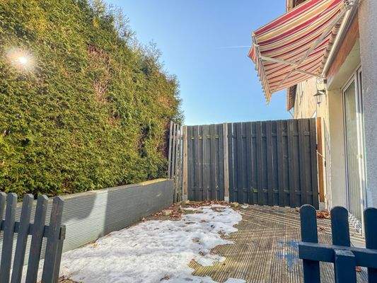 Terrasse mit Markise