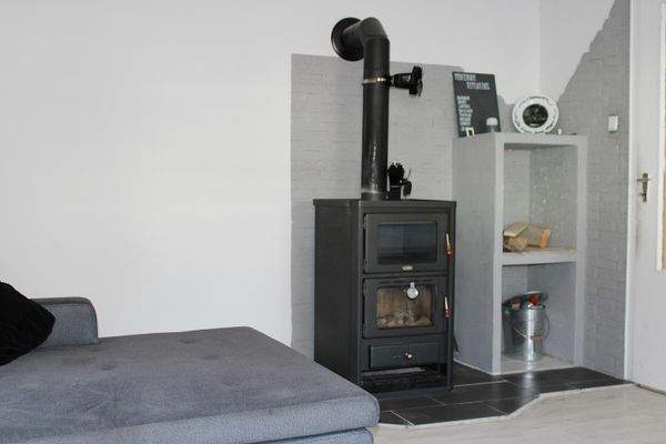 Wohnzimmer-Kaminecke