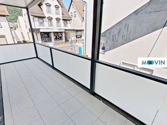Ansicht II: Balkon