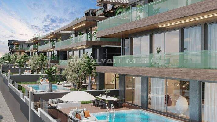 Sea-View Villas with a Private Pool in Alanya Antalya