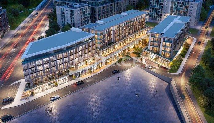 On-Site Flats with Pool and Security in Istanbul Kucukcekmece