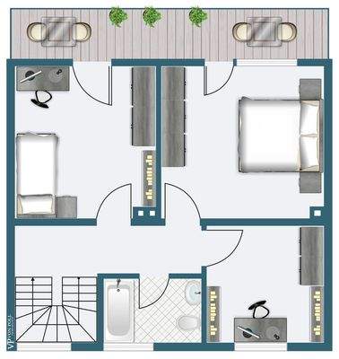 Grundriss Obergeschoss