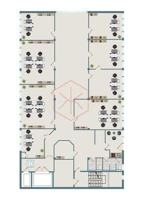 2. Obergeschoss mit ca. 438 m²