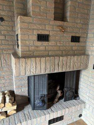 Kamin im Esszimmer / EG