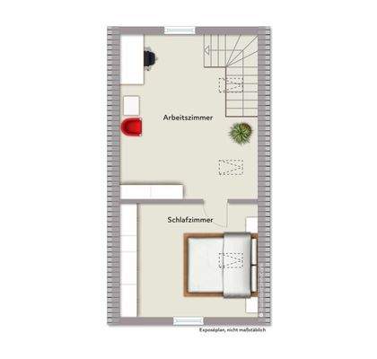 Haus links OG möbliert