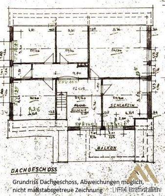 Grundriss Dachgeschoss