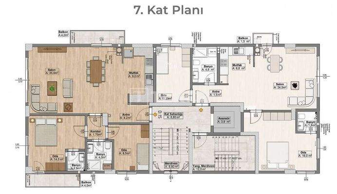 Brand New Spacious Flat Near the Sea in İzmir