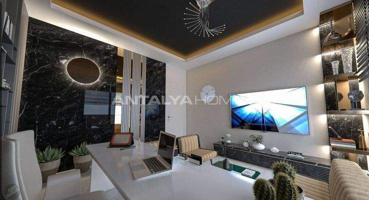 Modern Commercial Units in a Business Center in Alanya Antalya
