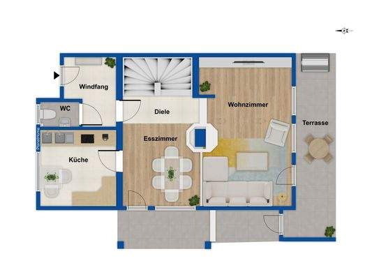 Grundriss Erdgeschoss