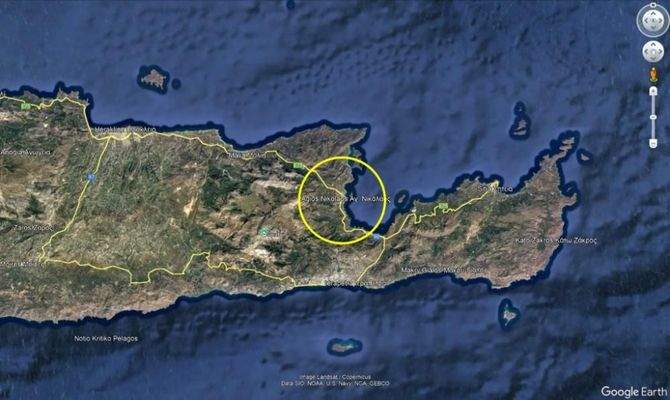 Kreta, Agios Nikolaos: Grundstück mit Baurechten zu verkaufen