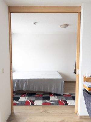 Blick in das Schlafzimmer