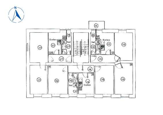Etagenplan Erdgeschoss