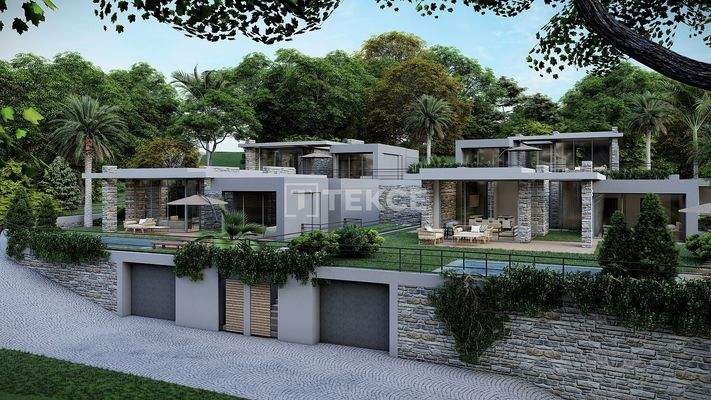 Spacious Detached Villas with Pools and Gardens in Bodrum