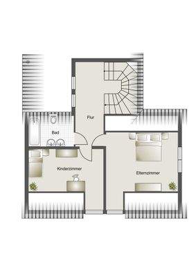 Grundriss Dachgeschoss