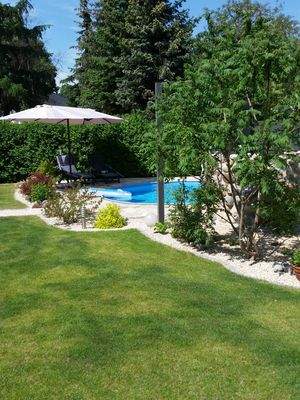 Blick vom Loungebereich