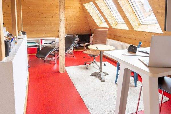 Wohnbereich im Dachgeschoss