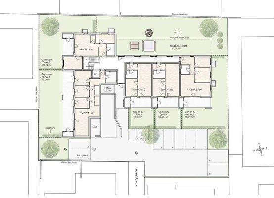 Lageplan Erdgeschoss