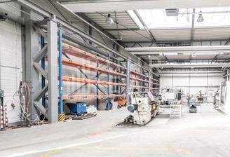 Hallenansicht Muster