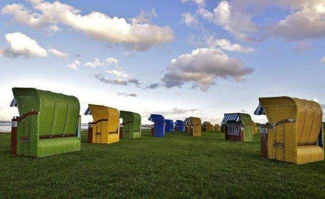 Strandkörbe Grundtrand Burhave