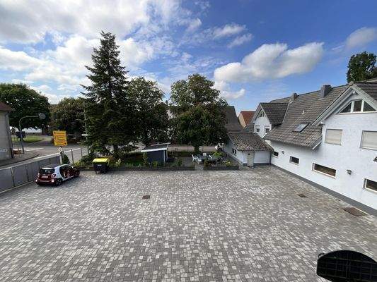 Ansicht vom Balkon aus