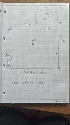 Garage Ost rechts vom Haus